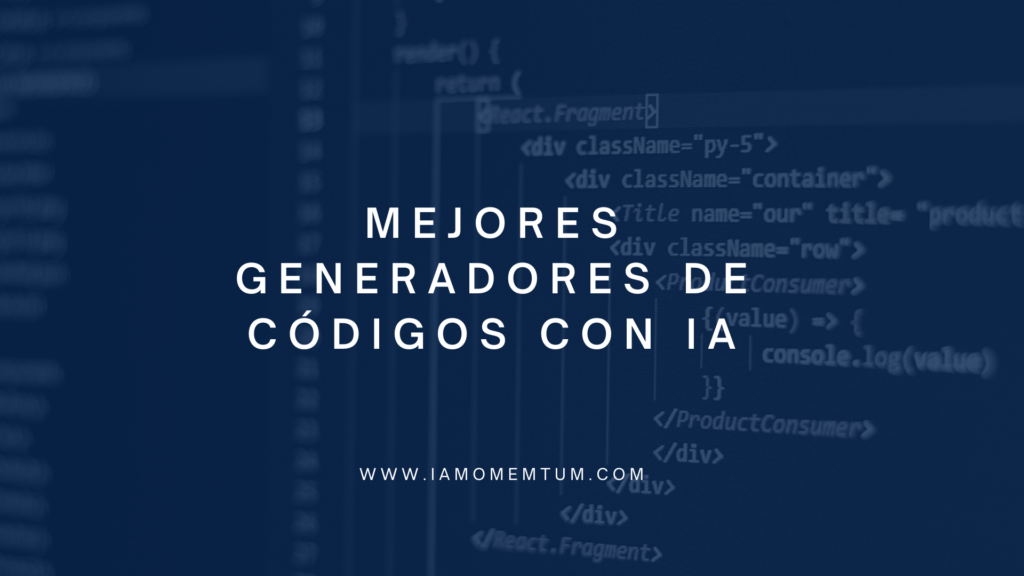 Mejores generadores de códigos de IA